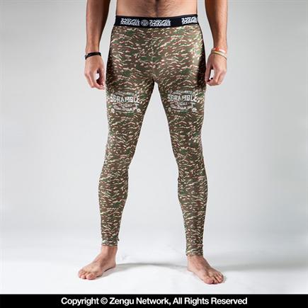 Scramble Tigerstripe Camo Grappling Tights